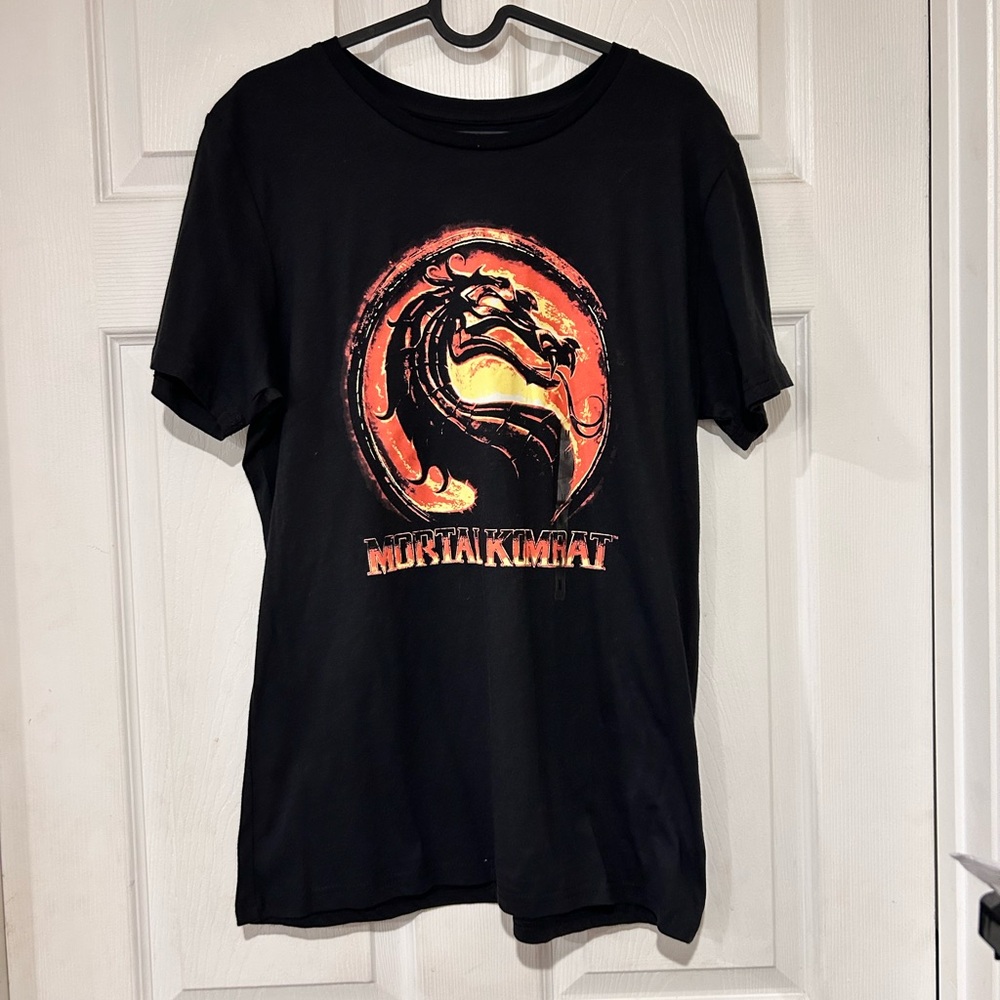 Black Mortal Kombat Graphic Tee
